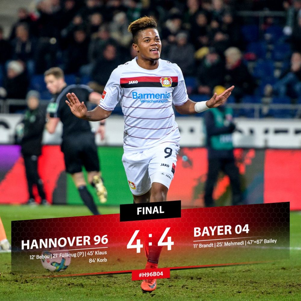 关于勒沃库森克服汉诺威主场气势的信息 关于勒沃库森克服汉诺威主场气势的信息